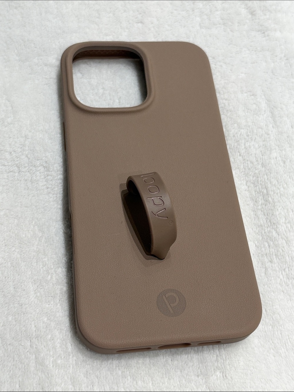 iPhone 16 Pro Max Stone (silicone feel) Loopy (righty)